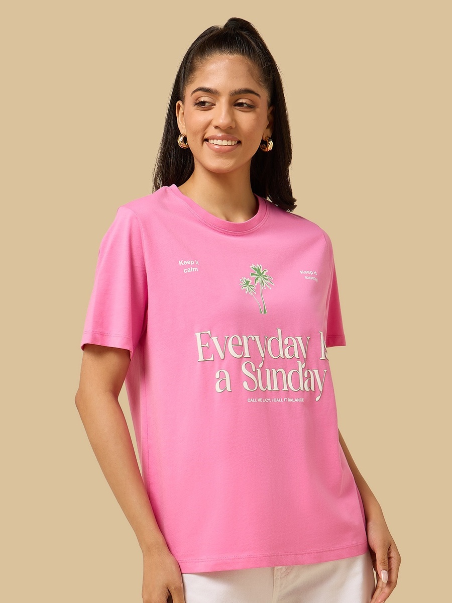 Slogan Print T-Shirt