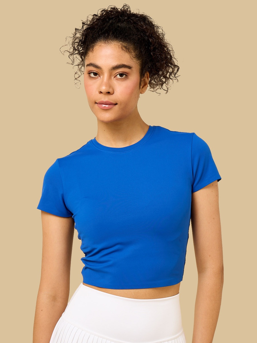 Cotton Touch Cropped T-Shirt