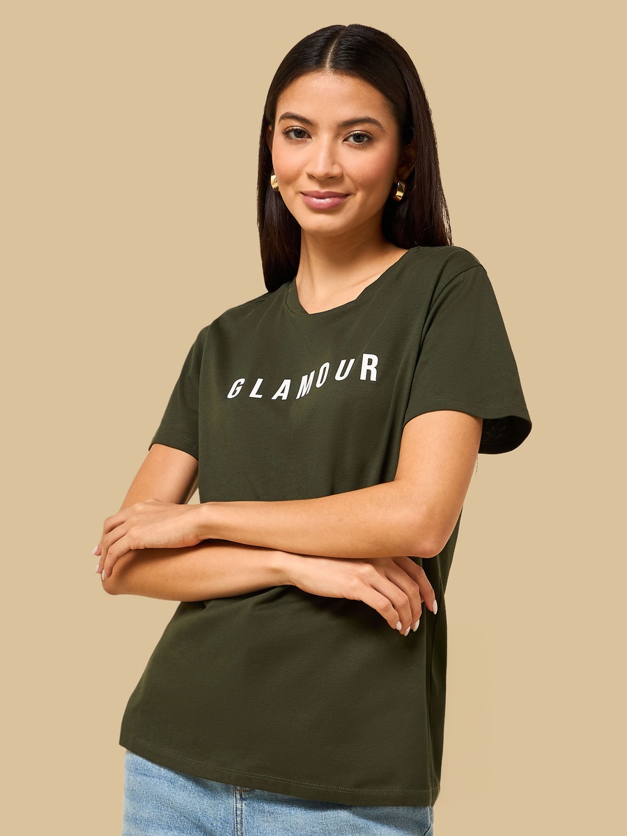 Glamour Print T-Shirt