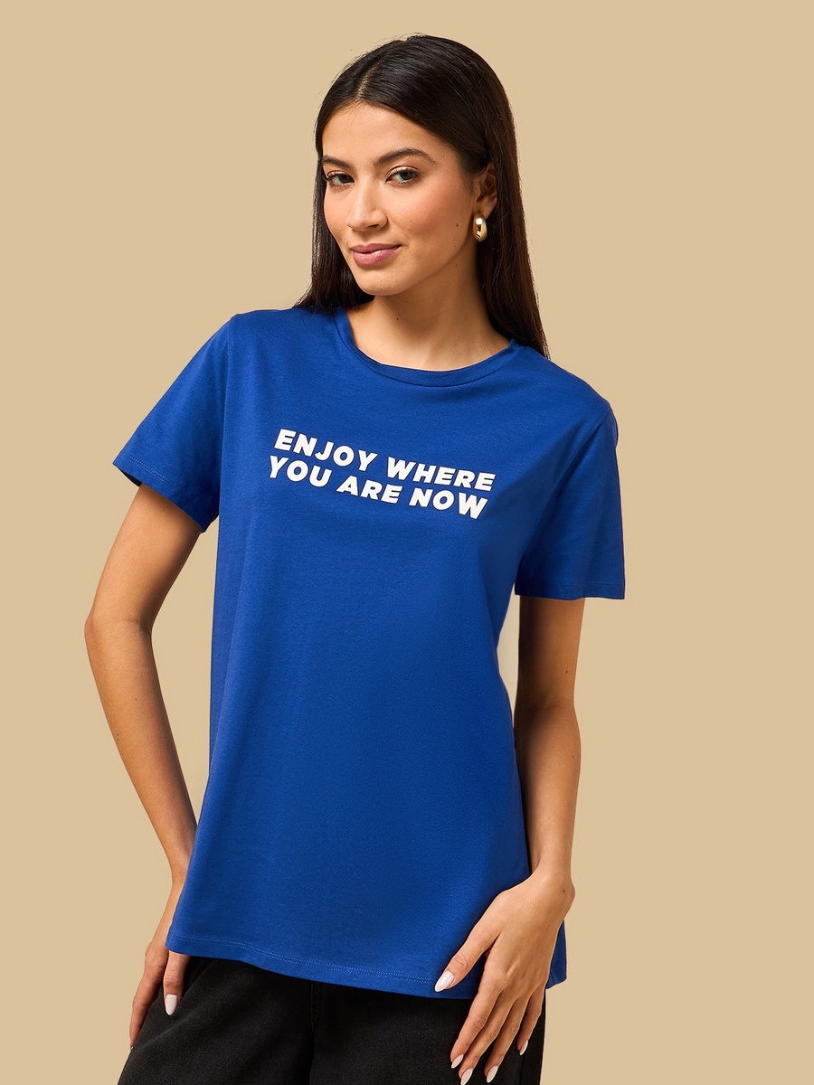 Slogan Print T-Shirt