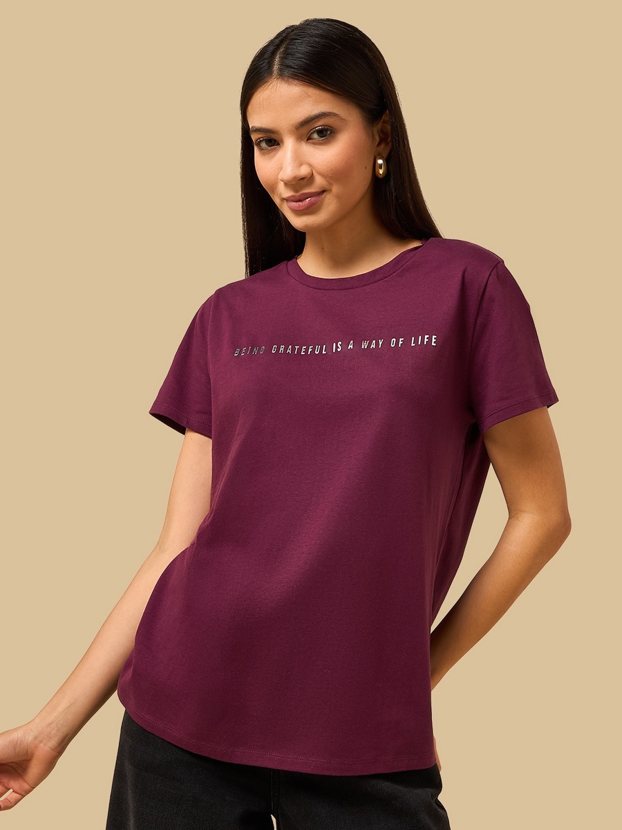 Slogan Print T-Shirt