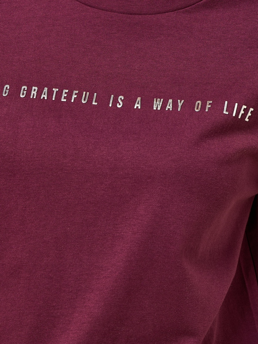 Slogan Print T-Shirt