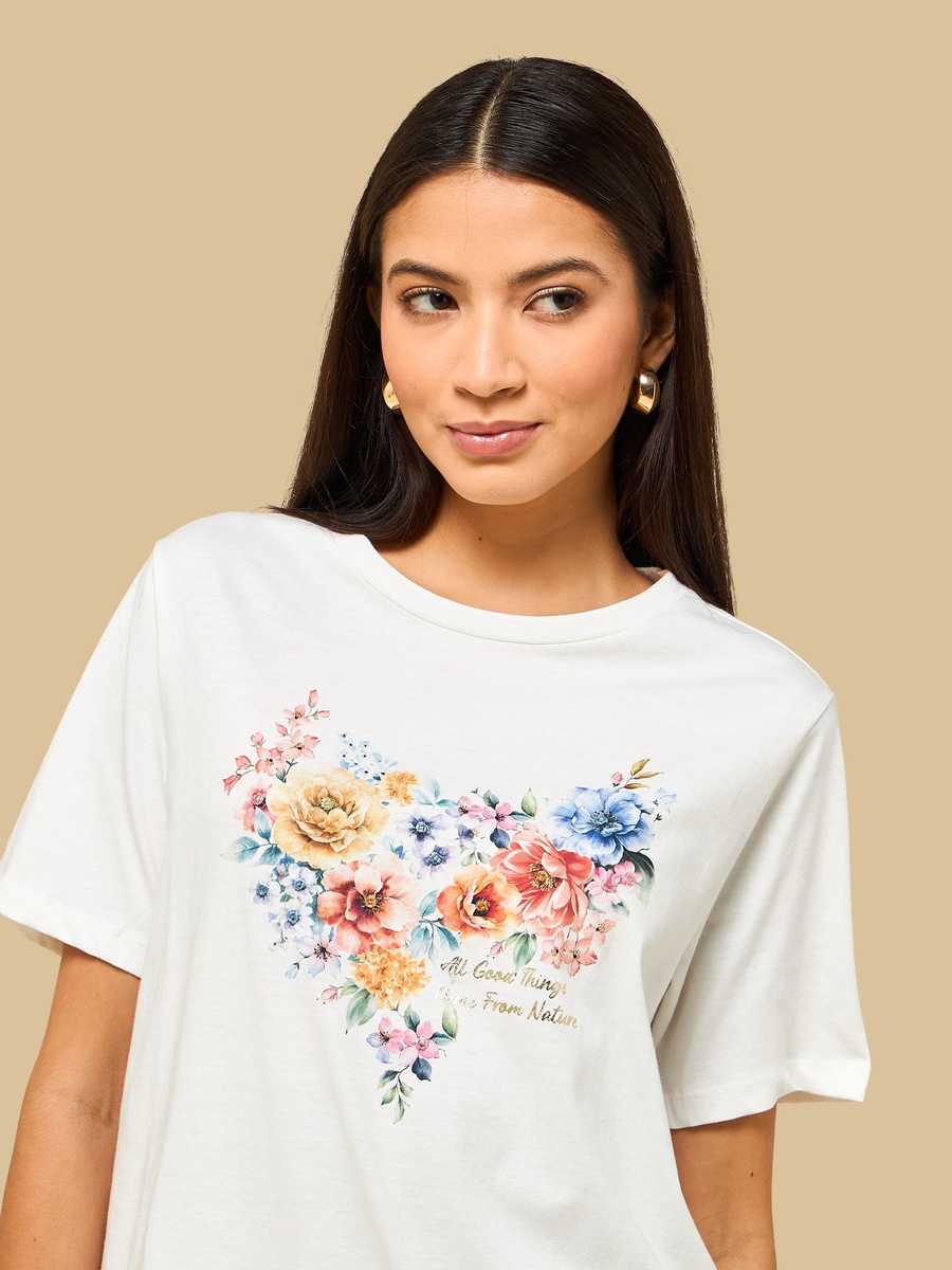Floral Print T-Shirt