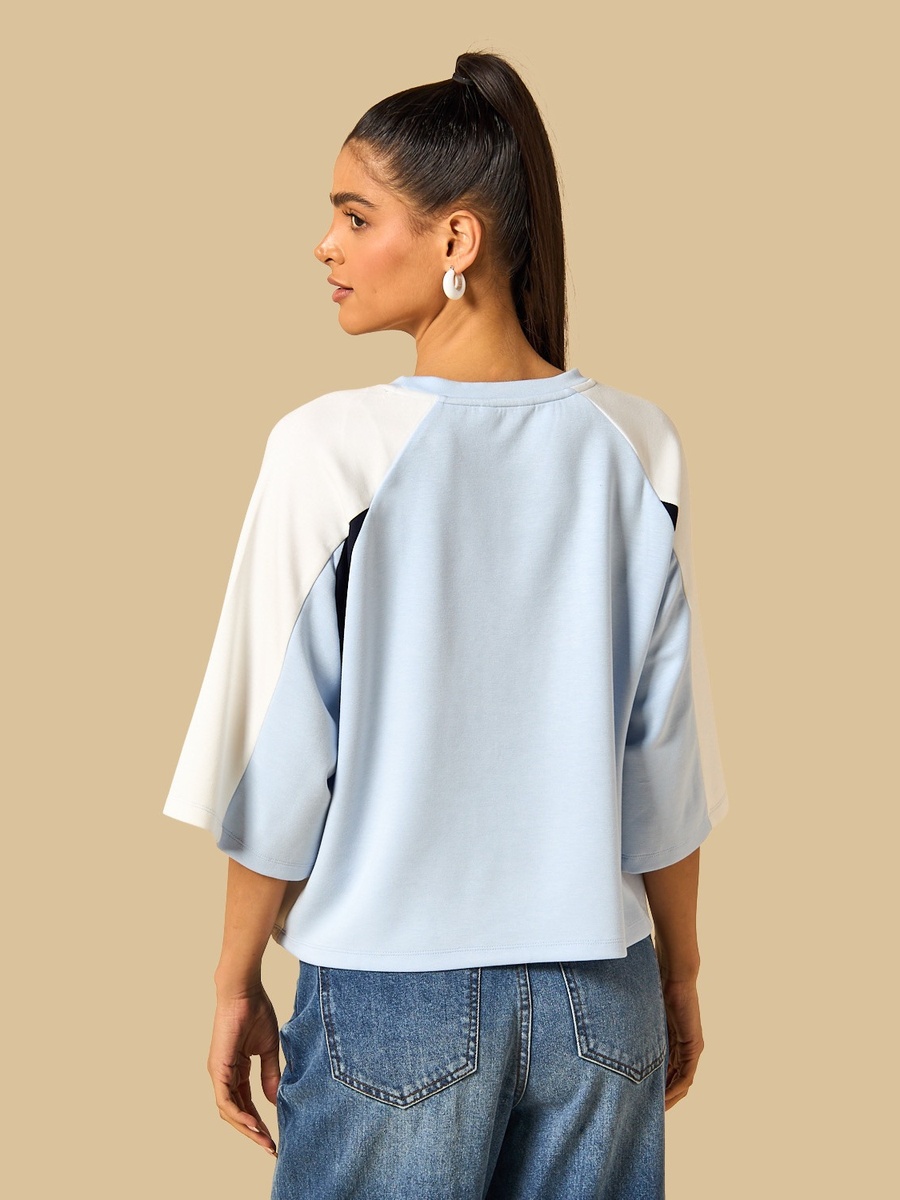 San Francisco Print T-Shirt with Raglan Sleeves