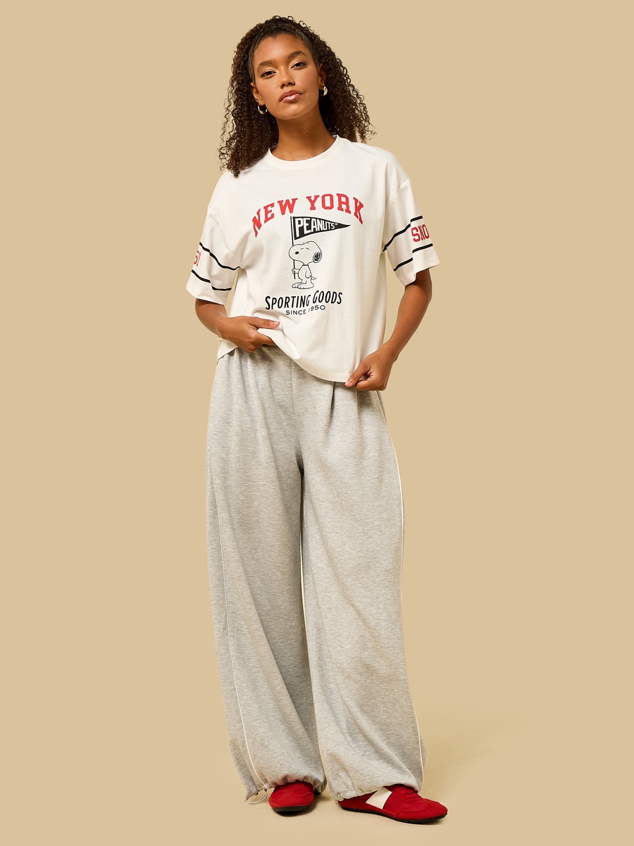Snoopy Print Oversized T-Shirt