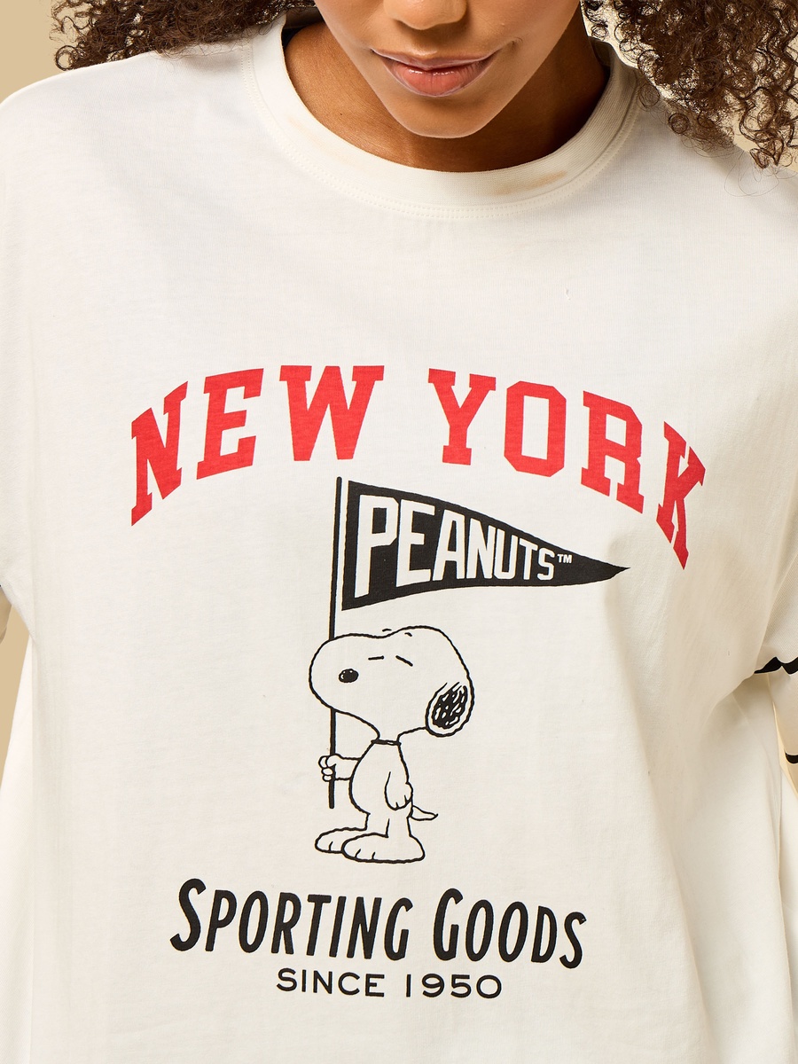 Snoopy Print Oversized T-Shirt