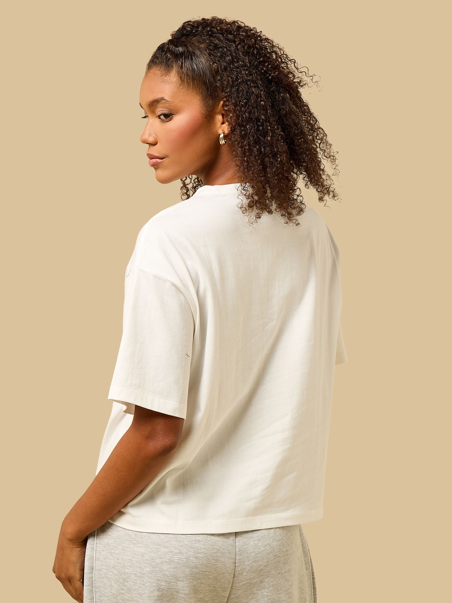 Mickey Mouse Print Oversized T-Shirt