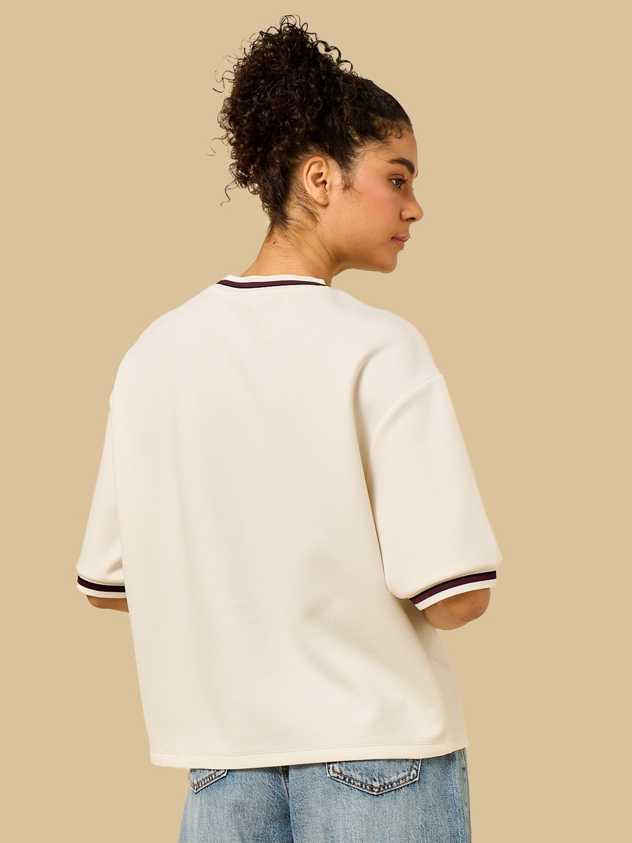 Harvard Print Boxy T-Shirt