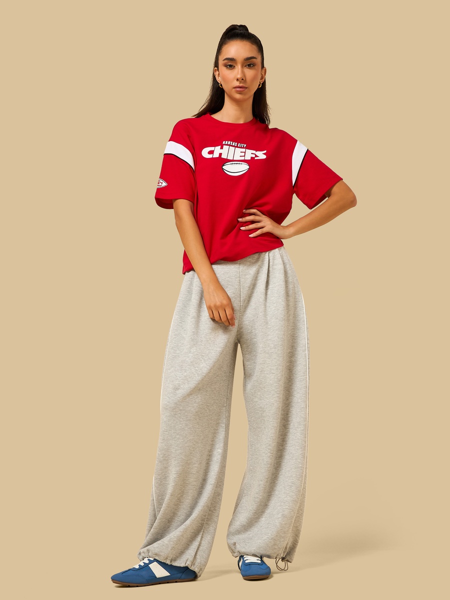 Kansas City Chiefs Print Oversized T-Shirt