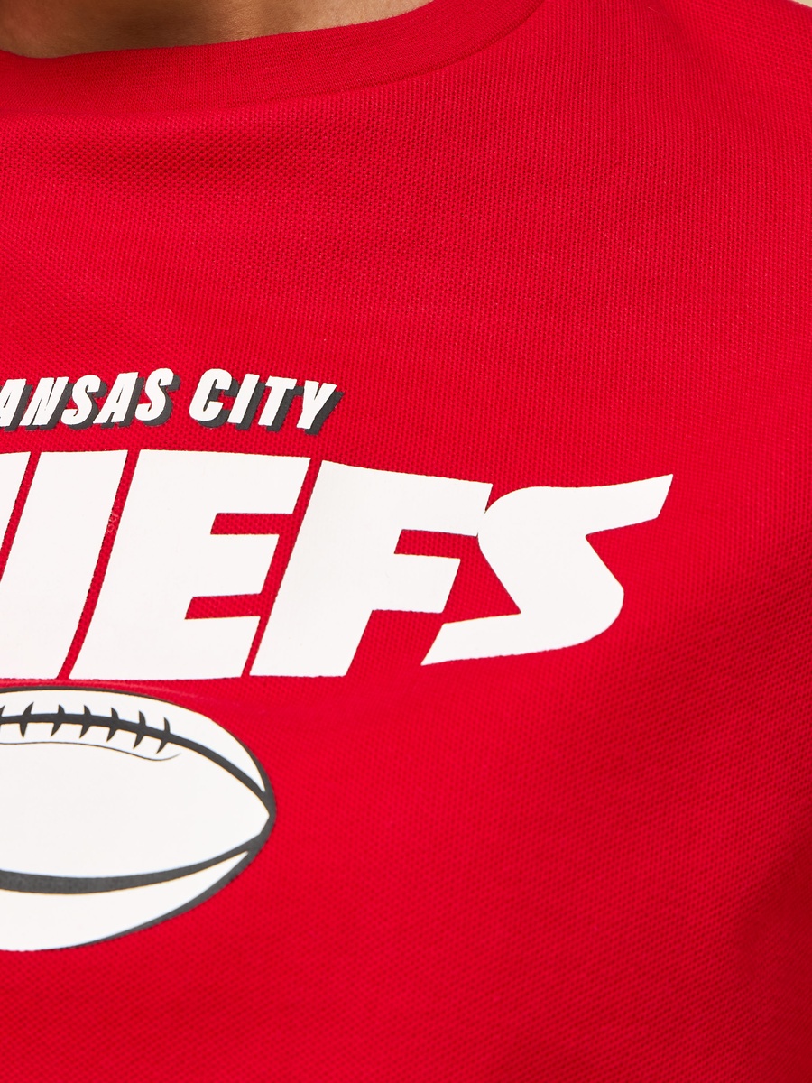 Kansas City Chiefs Print Oversized T-Shirt