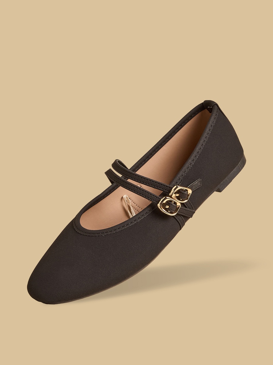 Ballerina Shoes with Buckle Closure