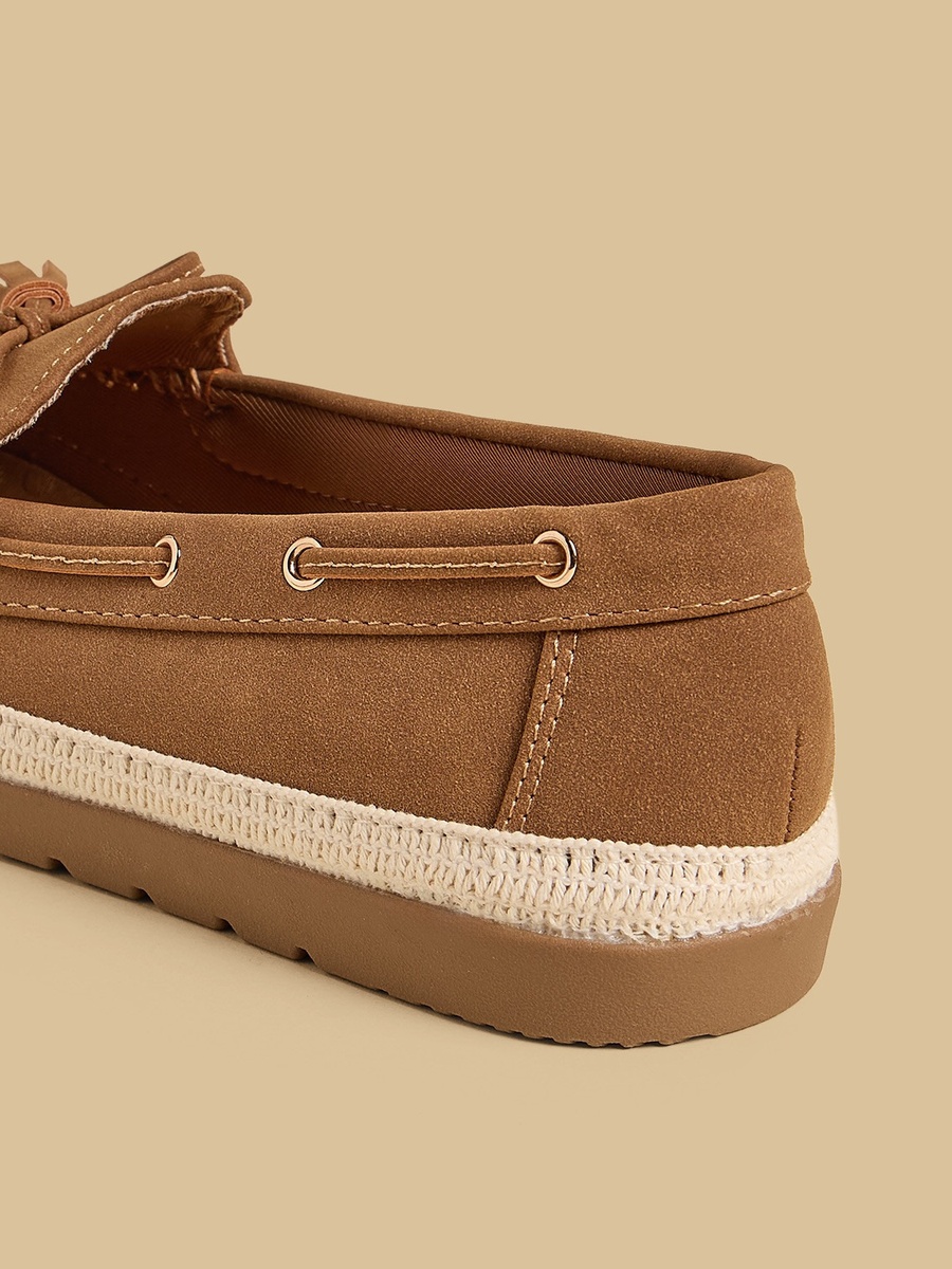 Bow Accent Slip-On Loafers