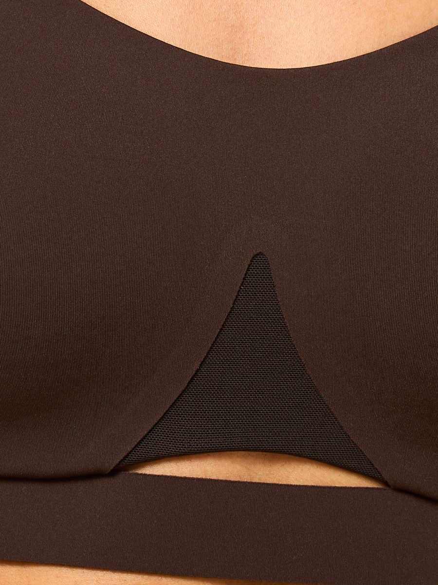 Mesh Insert Compression Bra