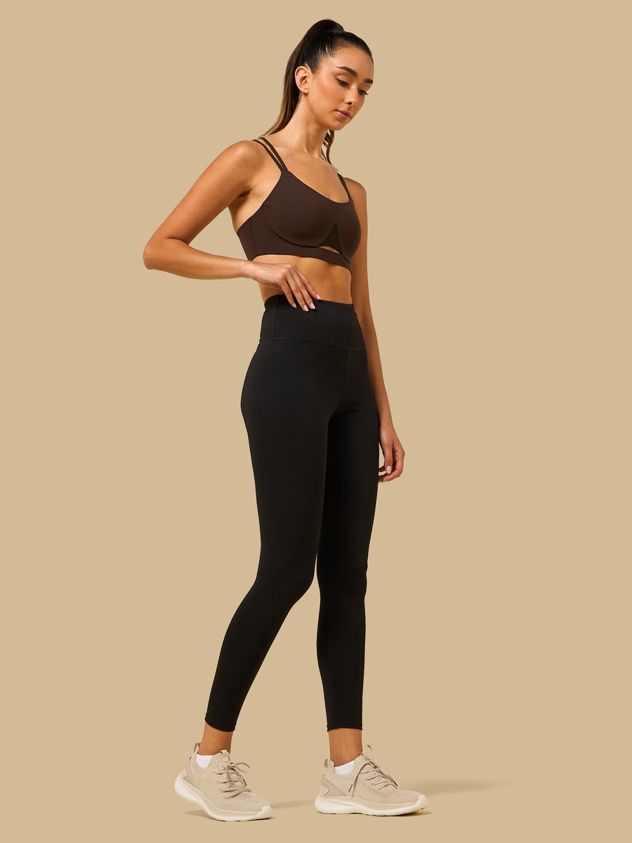 Mesh Insert Compression Bra