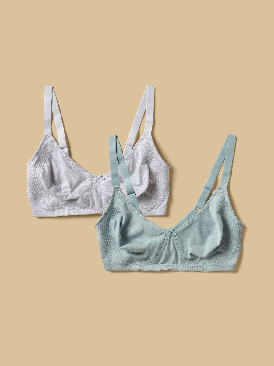 Pack of 2 - Non-Padded Extended Bra