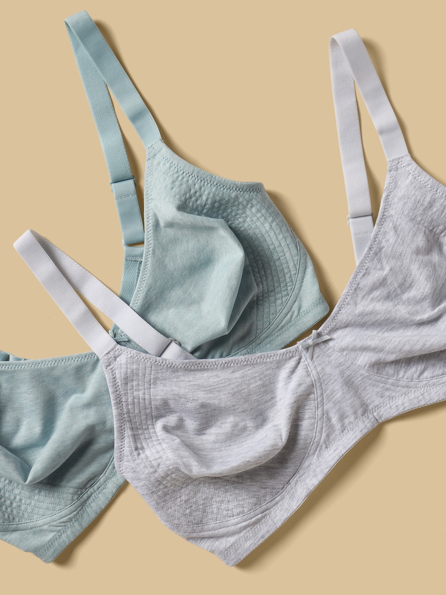 Pack of 2 - Non-Padded Extended Bra