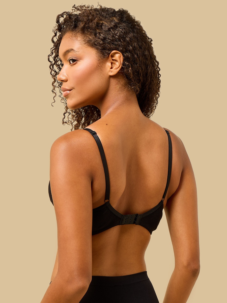 Pack of 2 - Ribbed Non-Padded Bra