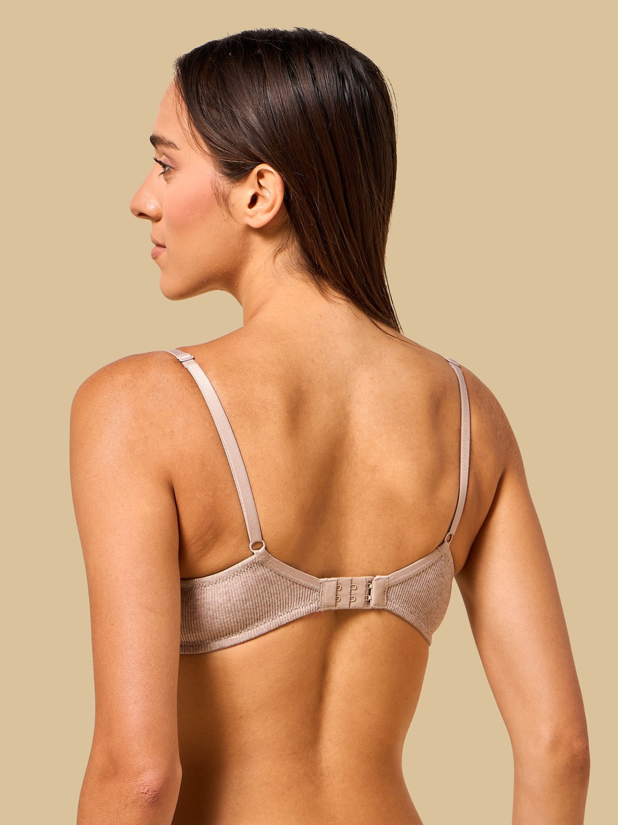 Pack of 2 - Lace Trim Non-Padded Non-Wired Bra