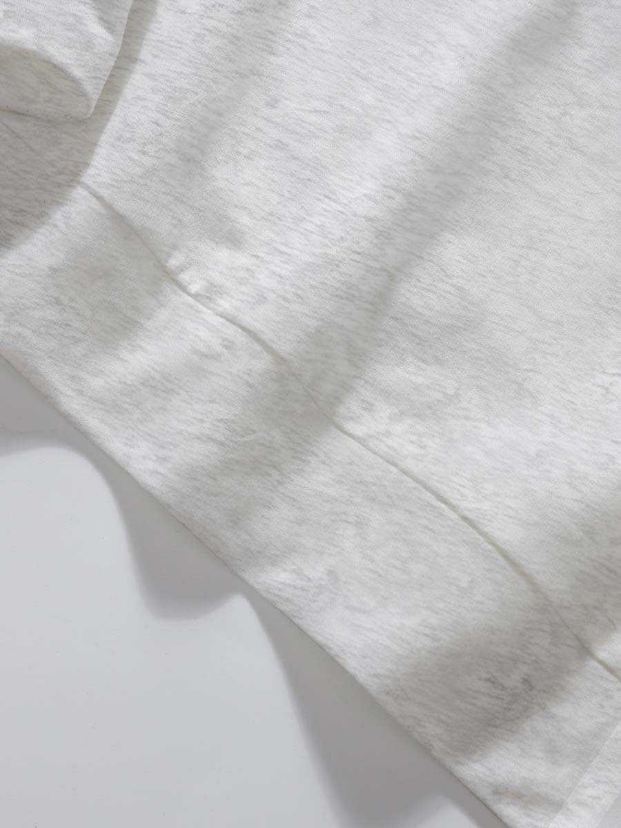 Grey Plain Pullover Sweatshirt