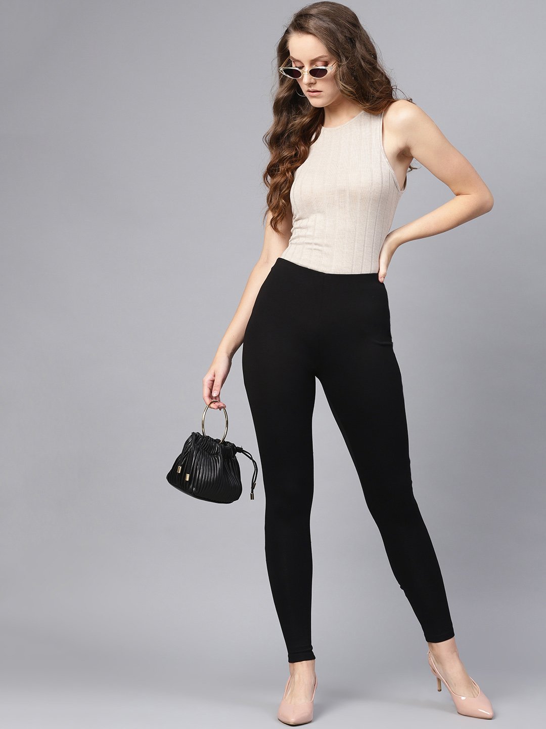Black Slim-Fit Jeggings