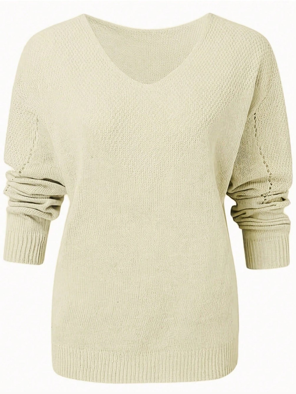 Beige Texture Sweater