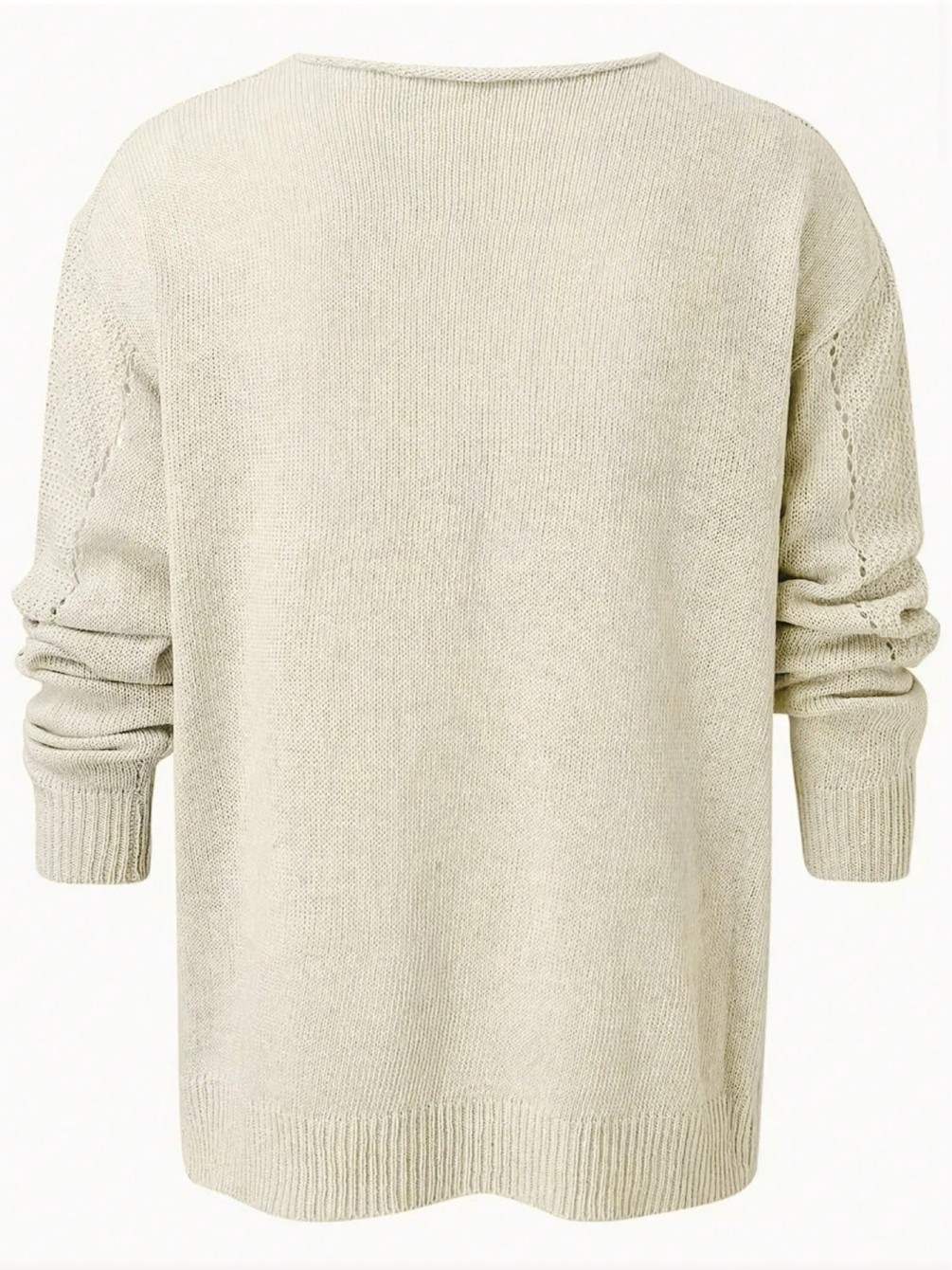 Beige Texture Sweater