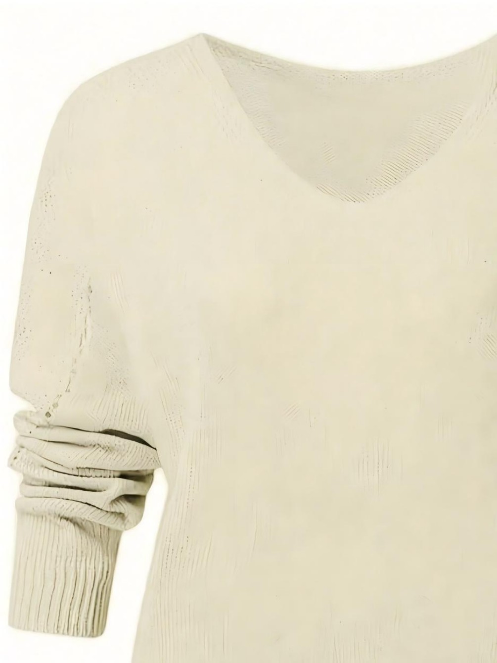Beige Texture Sweater