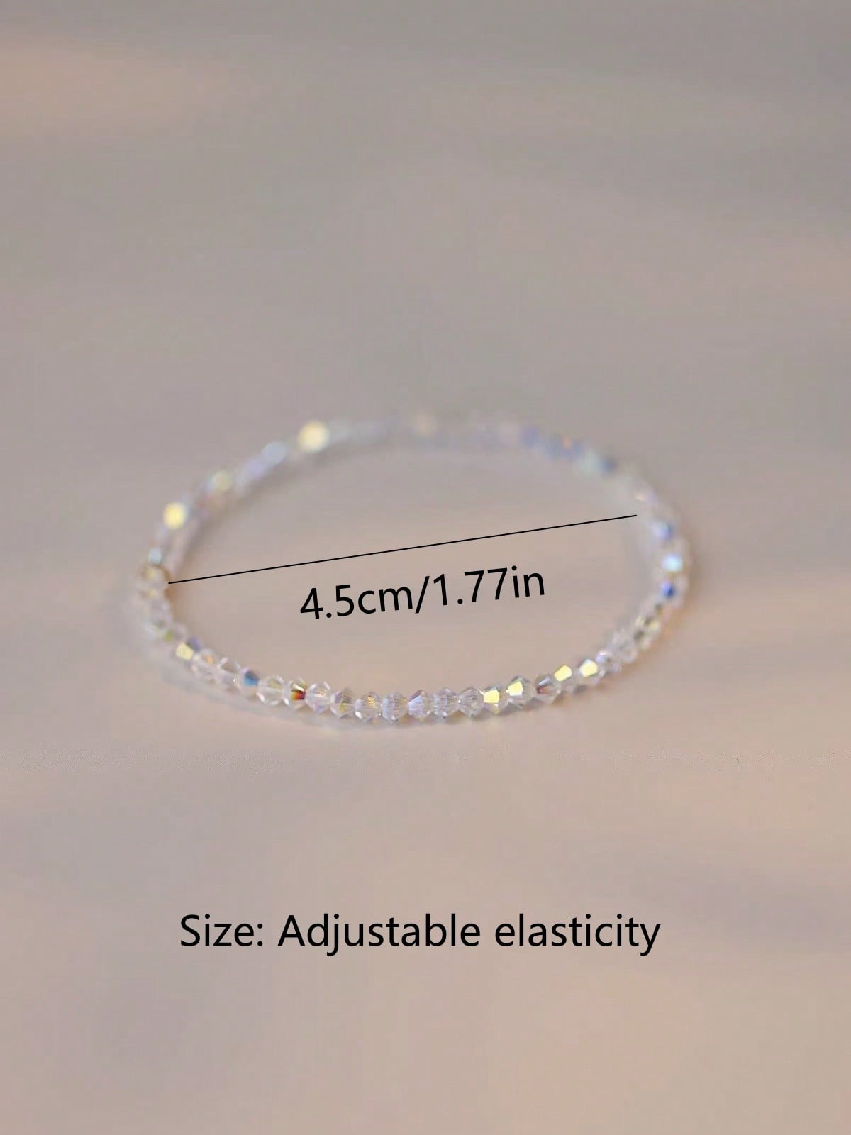Multi-Color Beaded Stretch Bracelets for Women - Pack of 4 Casual Sparkle.