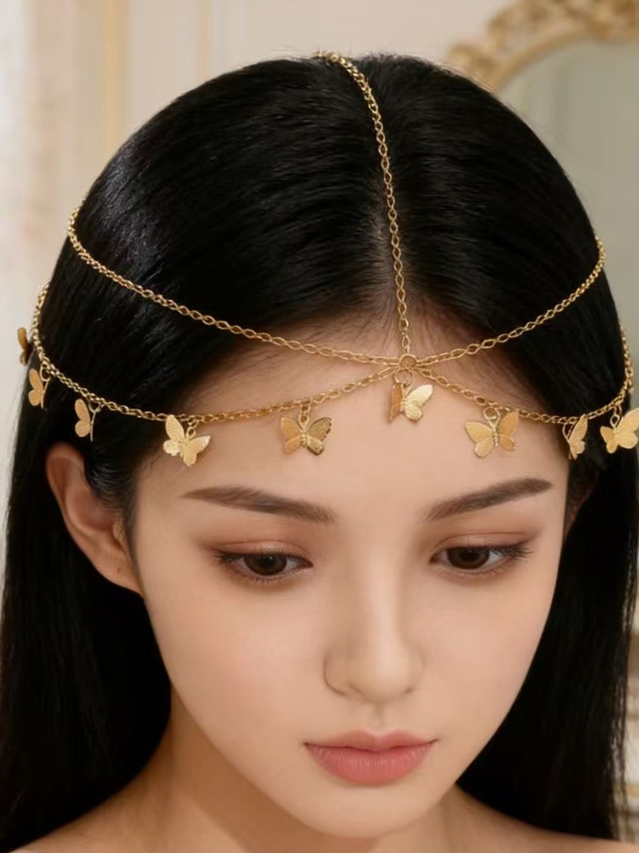 Butterfly Charm Chain Hair Accessory