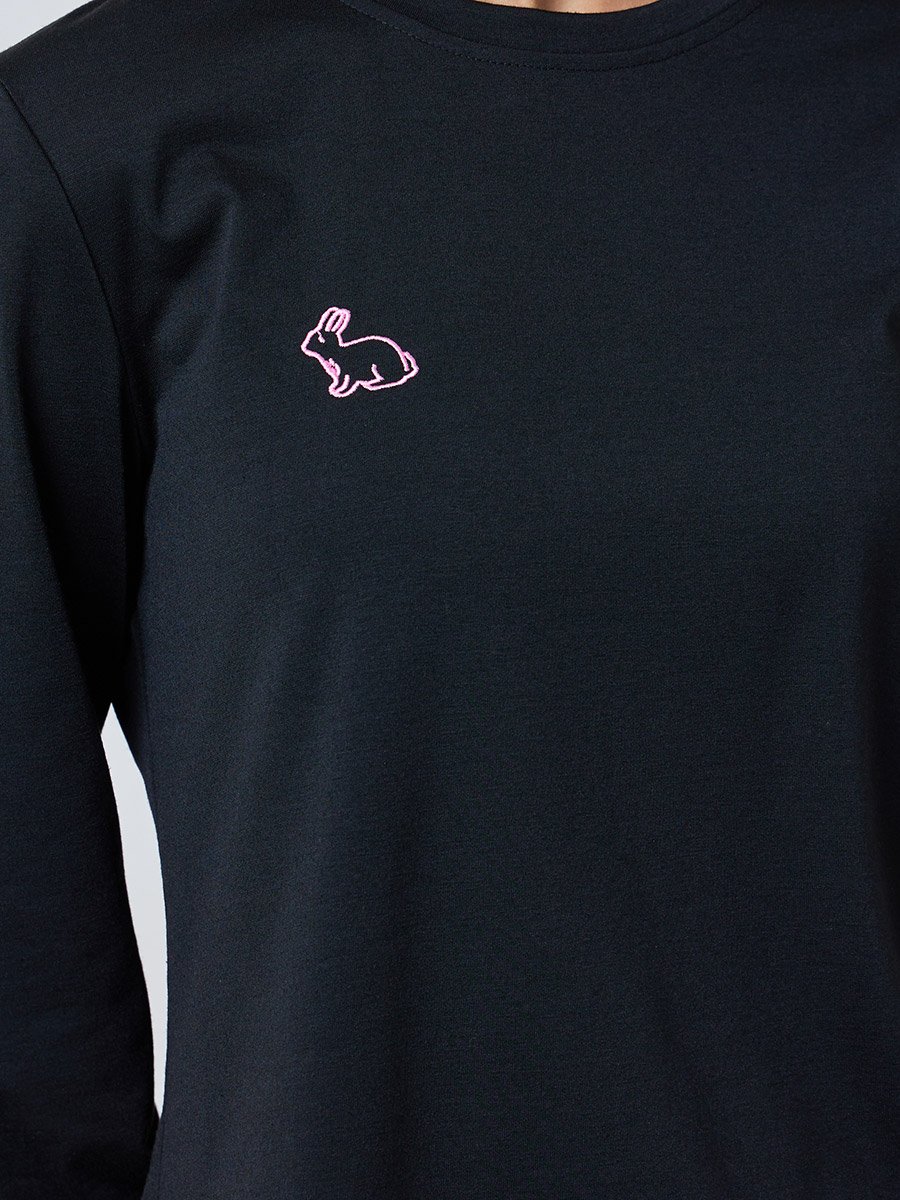 Black Long Sleeve Regular Fit T-Shirt