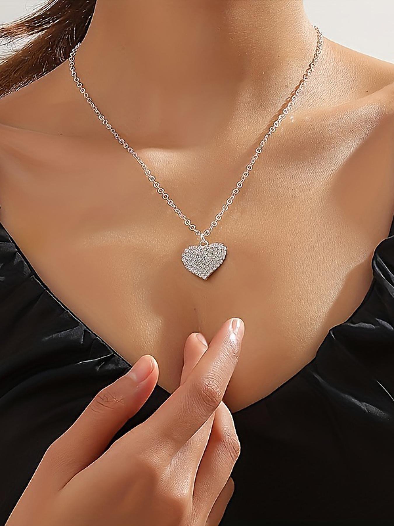 Silver Solid Pendant Necklace