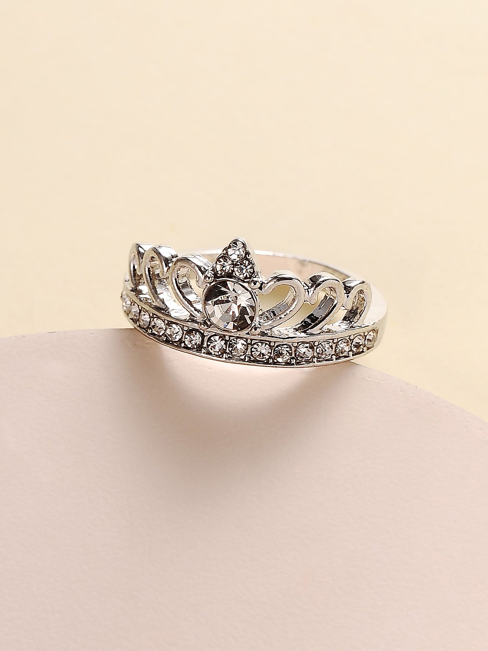 Silver Crown Ring