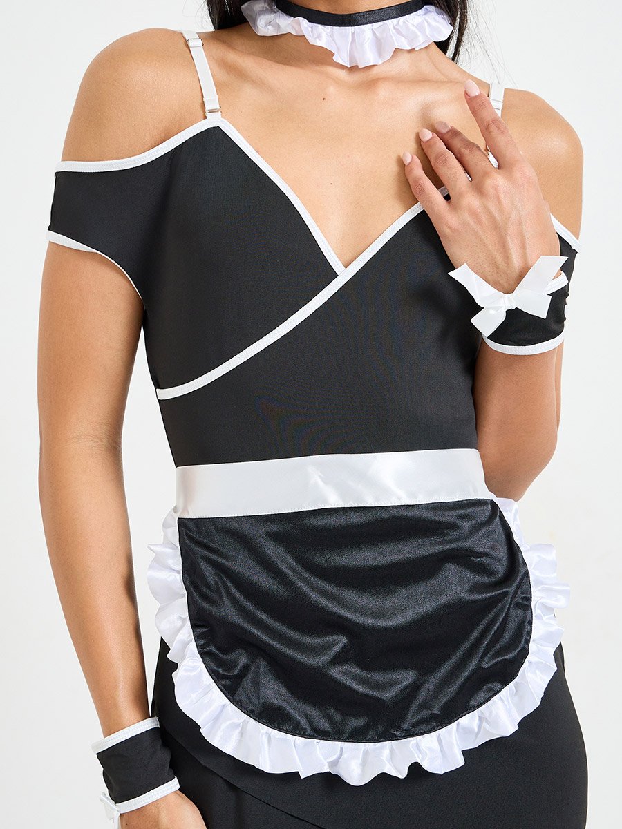 Pack of 6 - Maid-Style Costume Slip Set