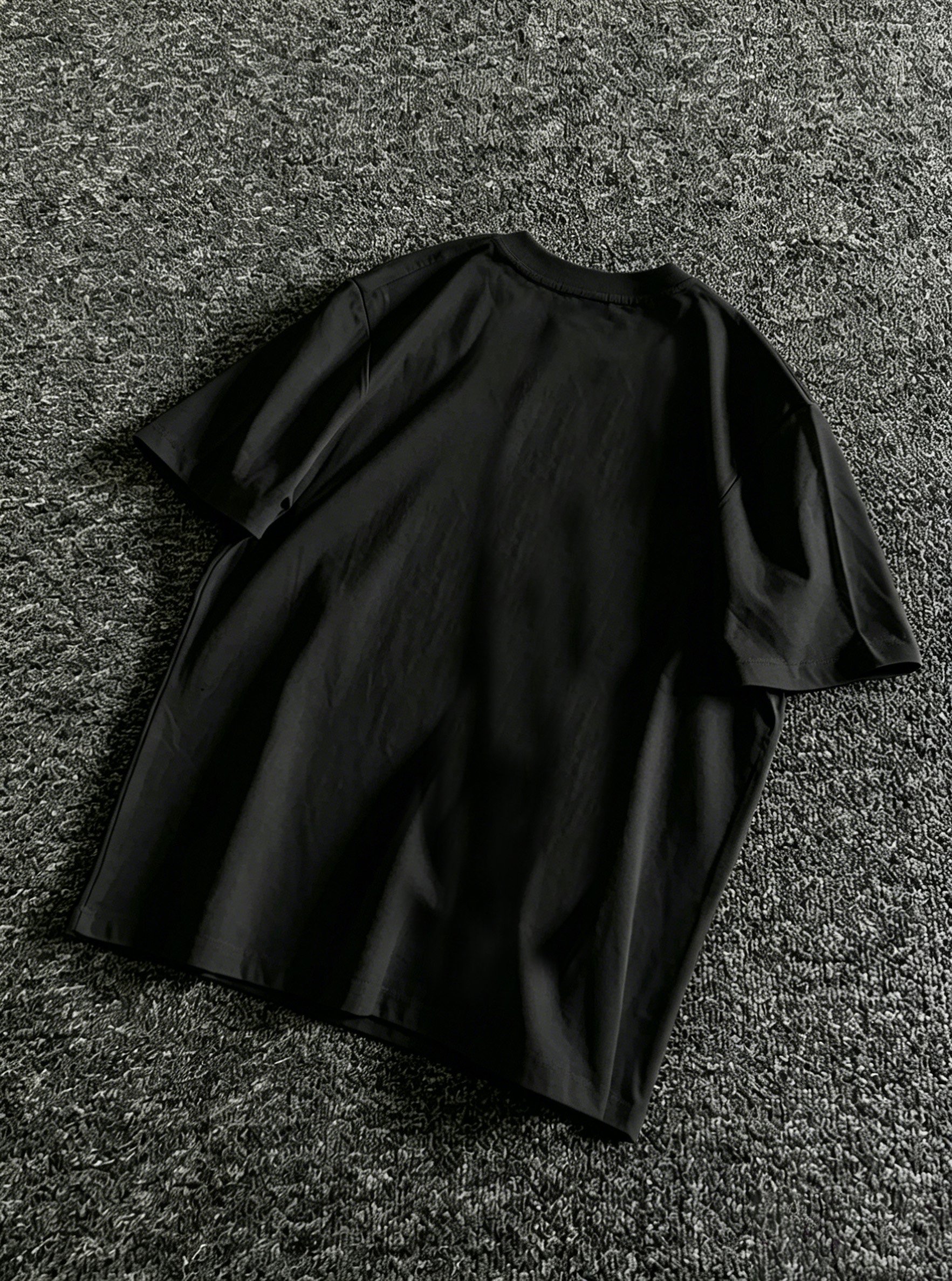 Men Black Geometric Print Short Sleeve T-Shirt
