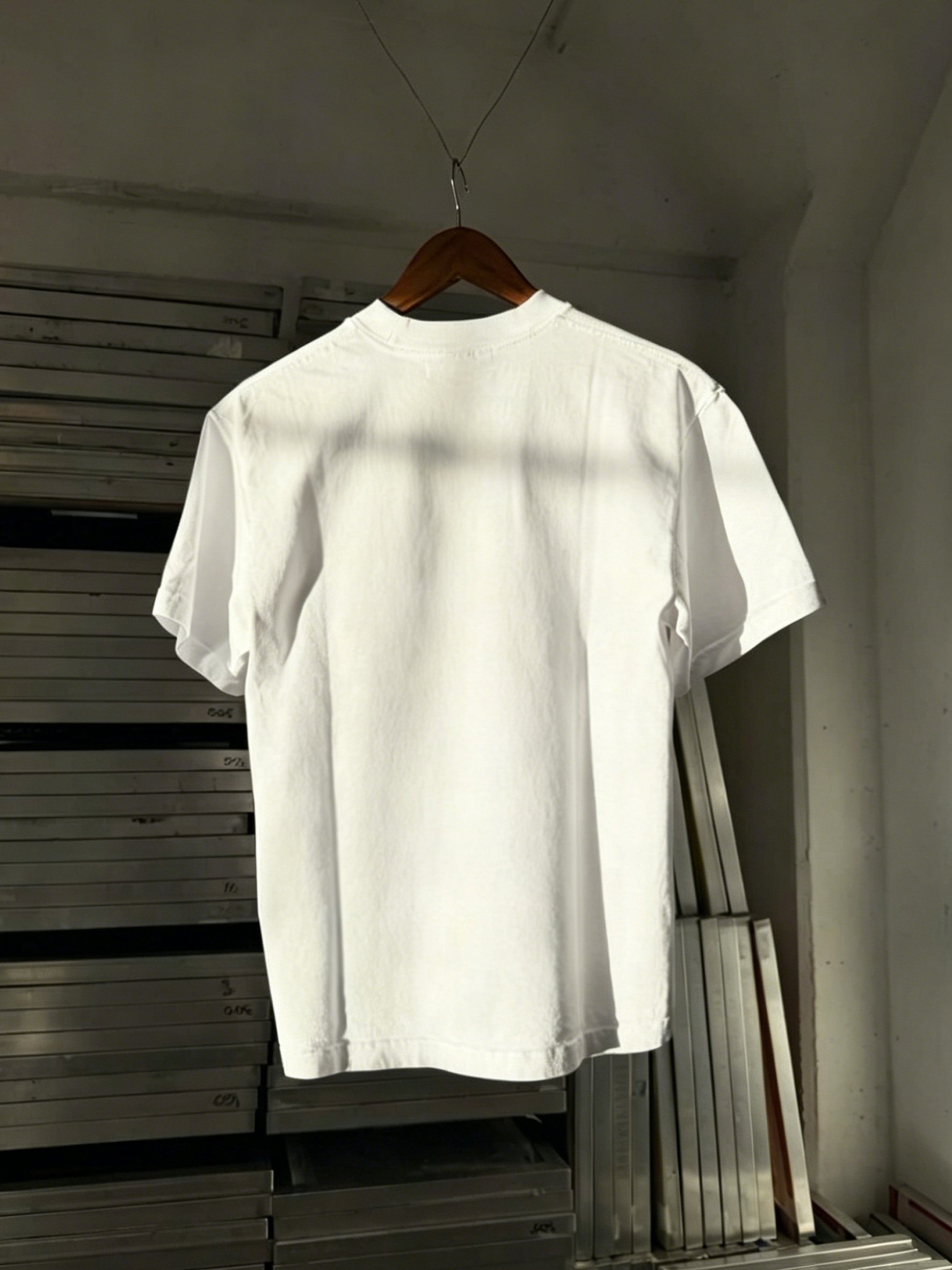 Men White Cotton Short Sleeve T-Shirt with Dilloeternal Royallove Print