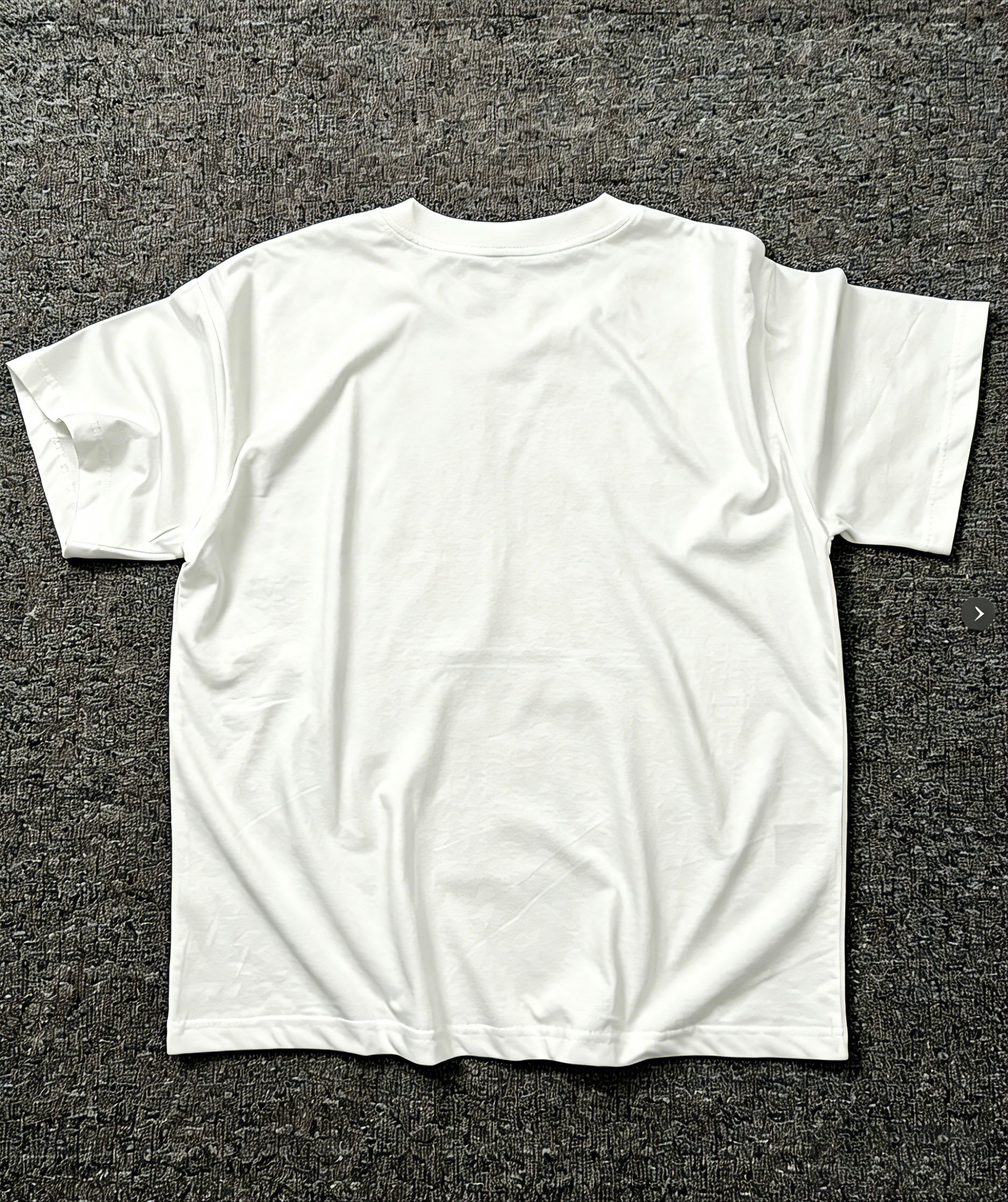 Men White Geometric Print Short Sleeve Round Neck T-Shirt
