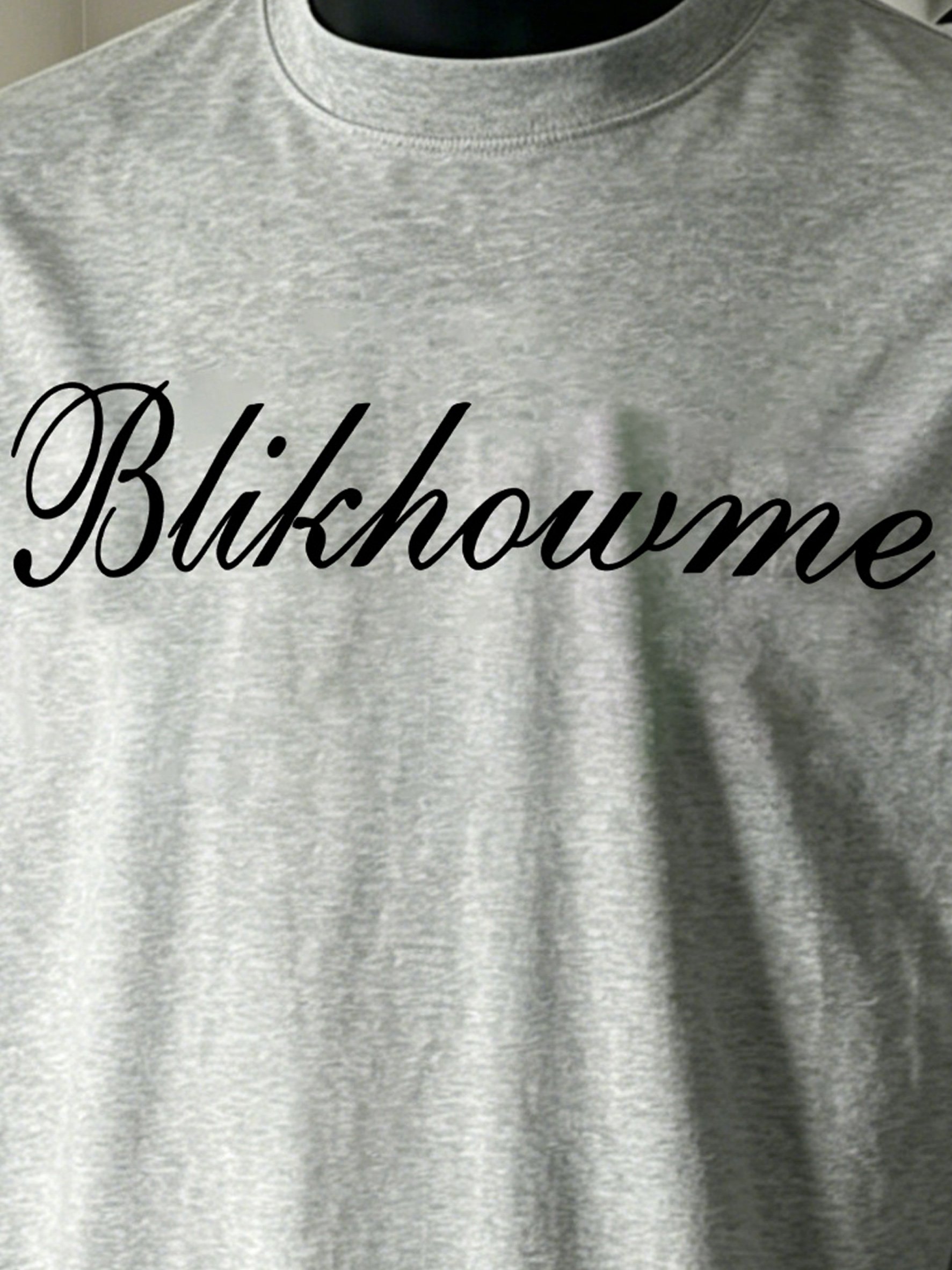 Men Grey Cotton Short Sleeve T-Shirt