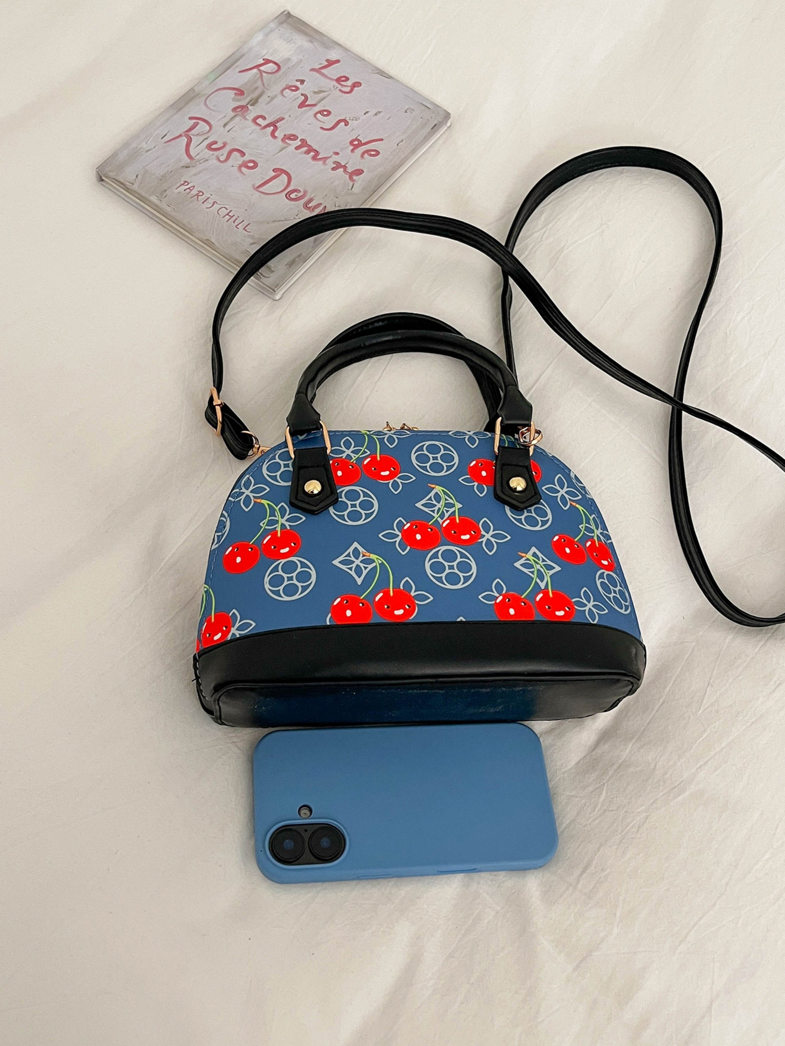 Multi Embroidered Handbag with Zip
