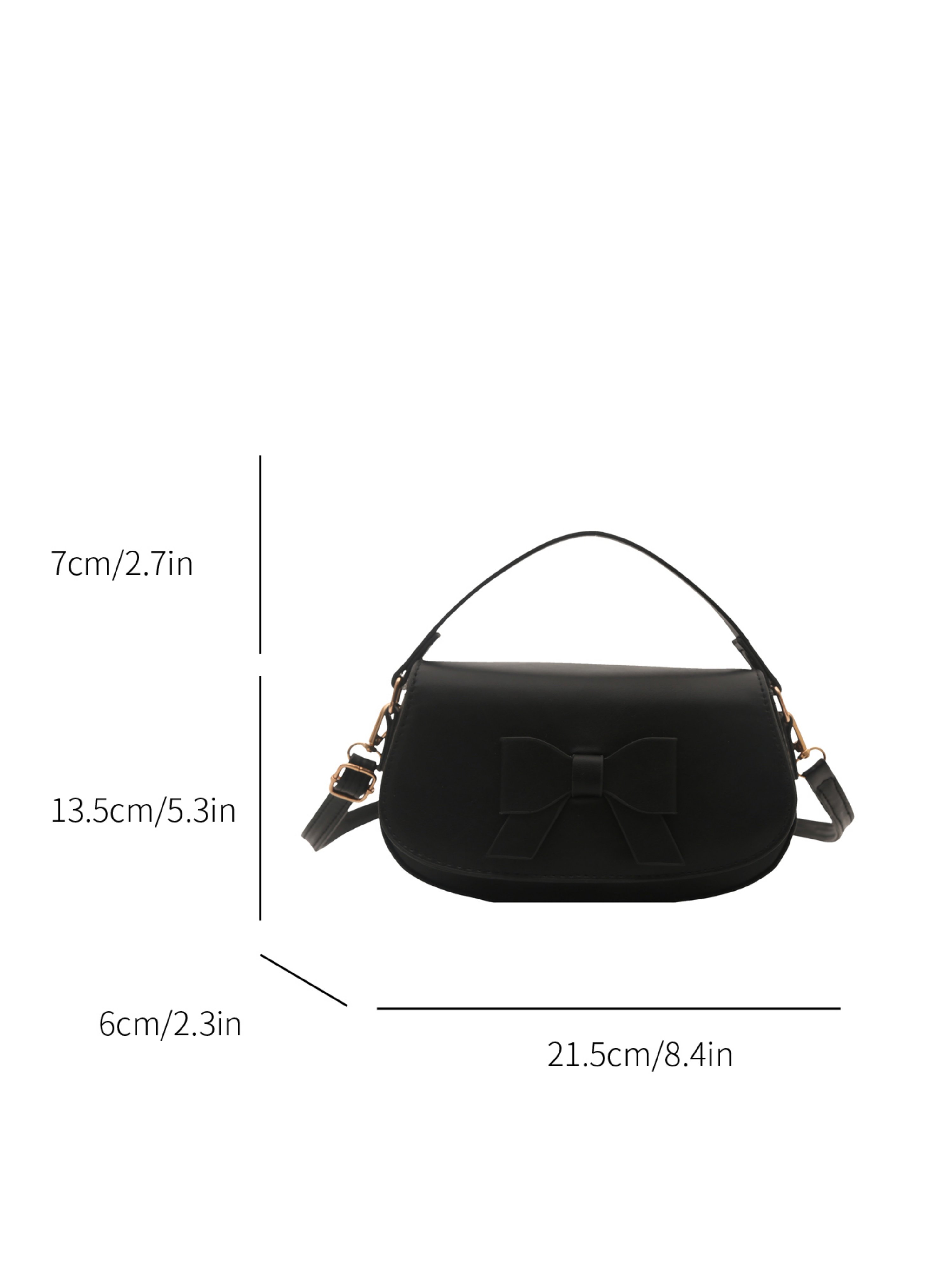 حقيبة كروس بودي بسحاب وسادة باللون الأسود