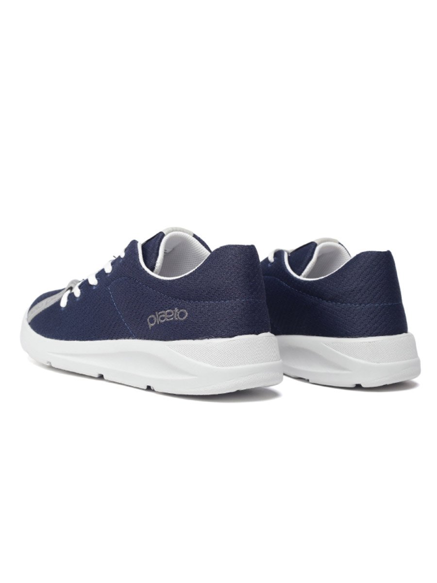Womens Navy Blue Casual Sneakers