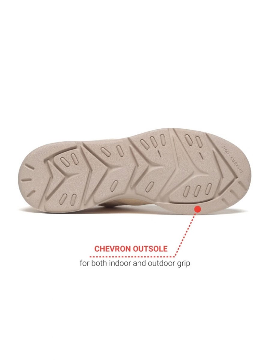 Womens Beige Casual Sneakers