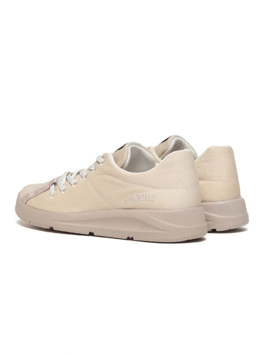 Womens Beige Casual Sneakers