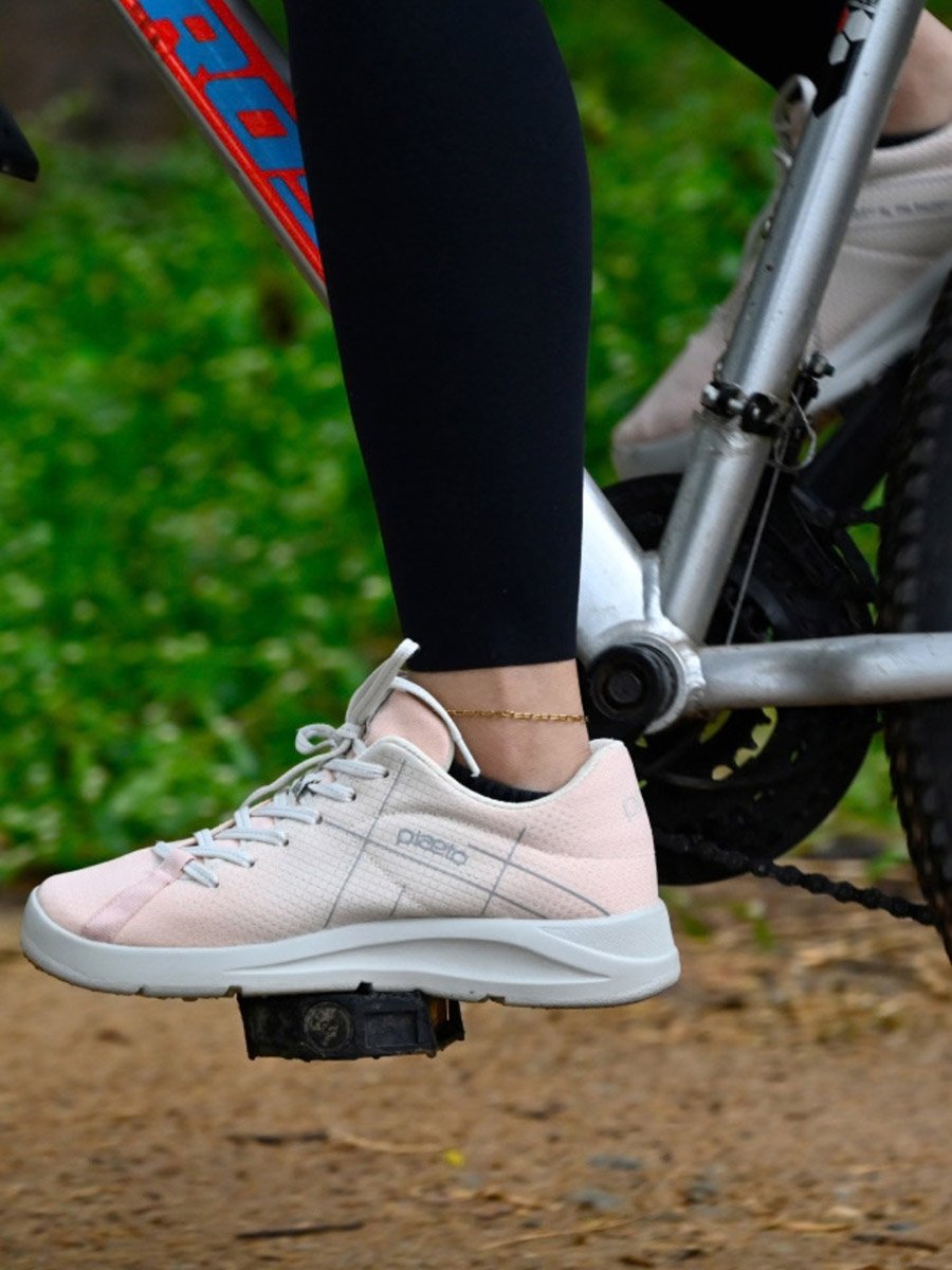 Womens Peach Casual Sneakers