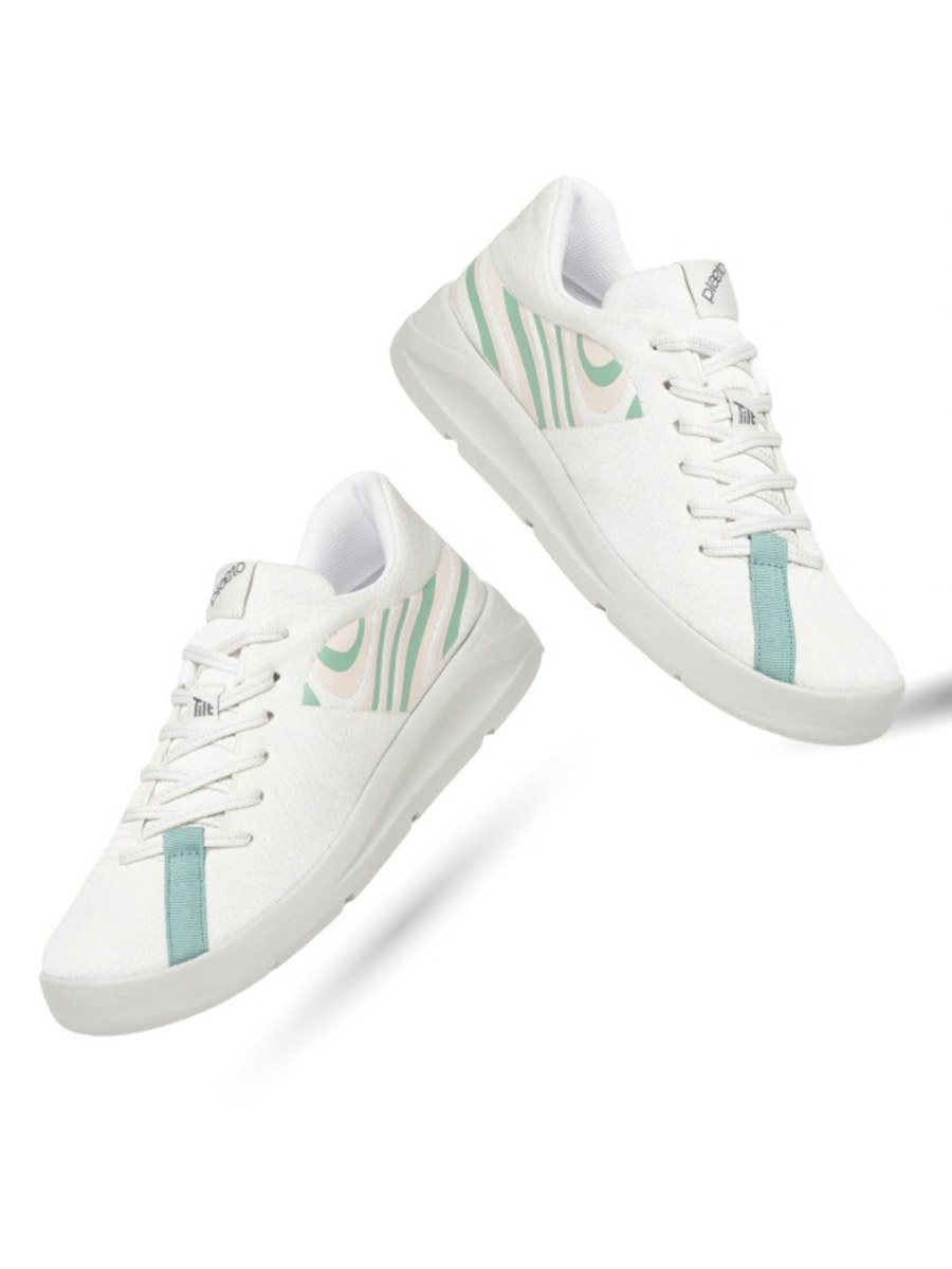 Womens White Casual Sneakers