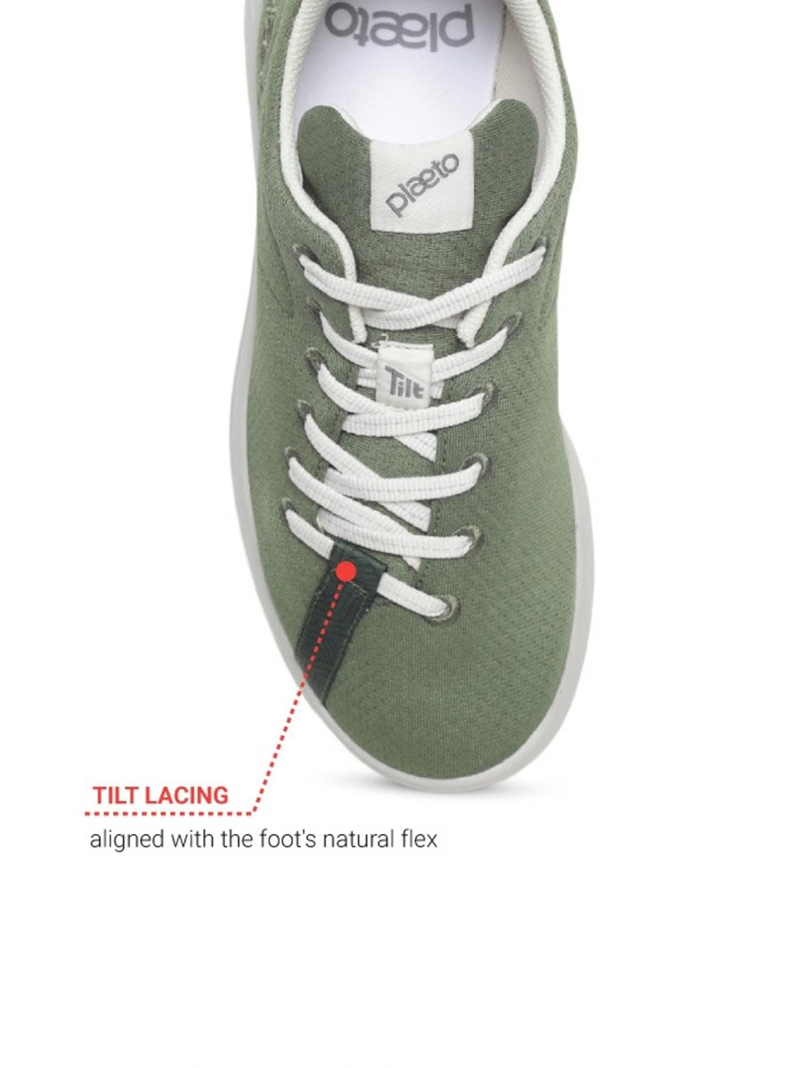 Mens Olive Casual Sneakers - Everyday Comfort Shoes