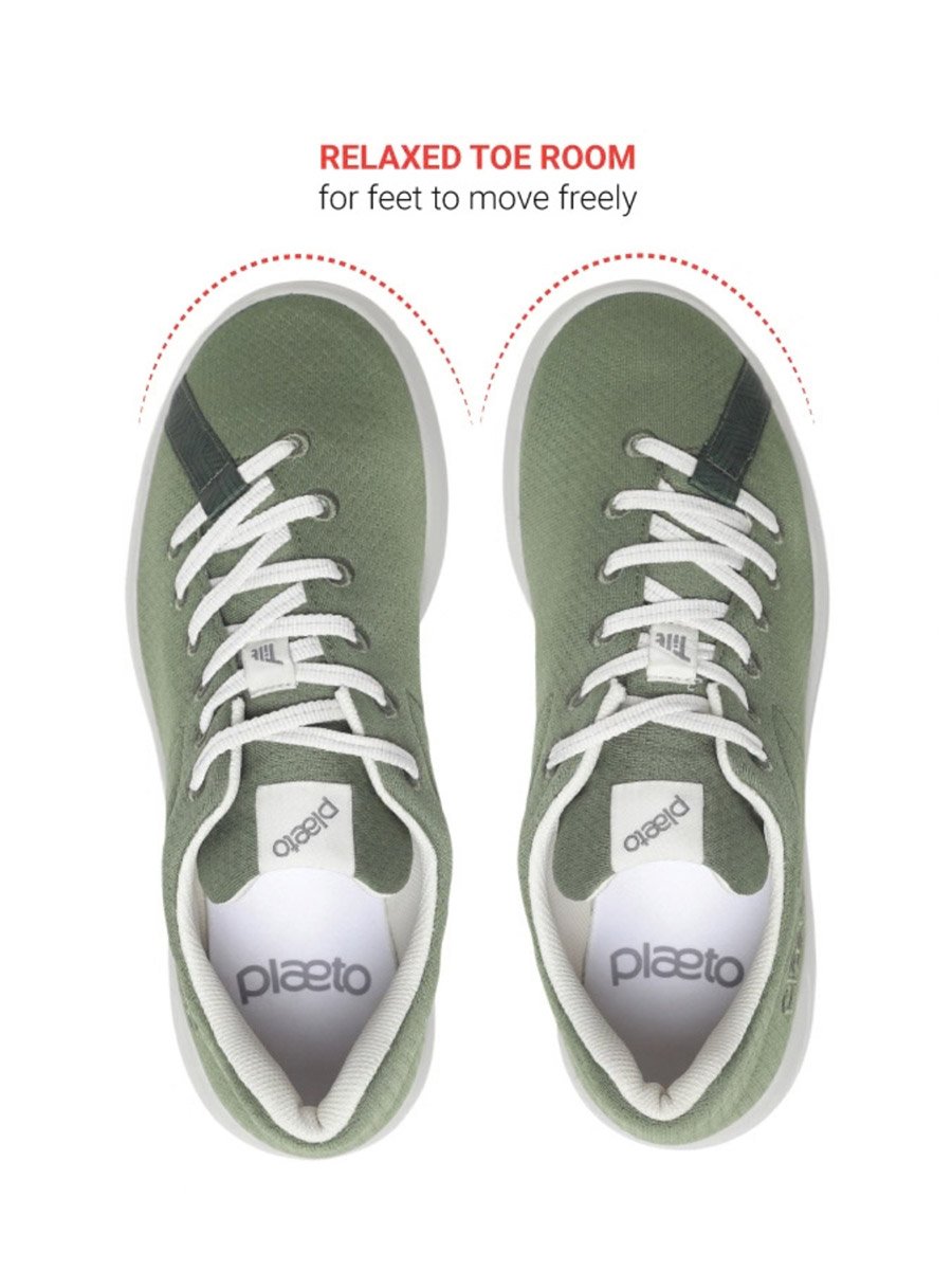 Mens Olive Casual Sneakers - Everyday Comfort Shoes
