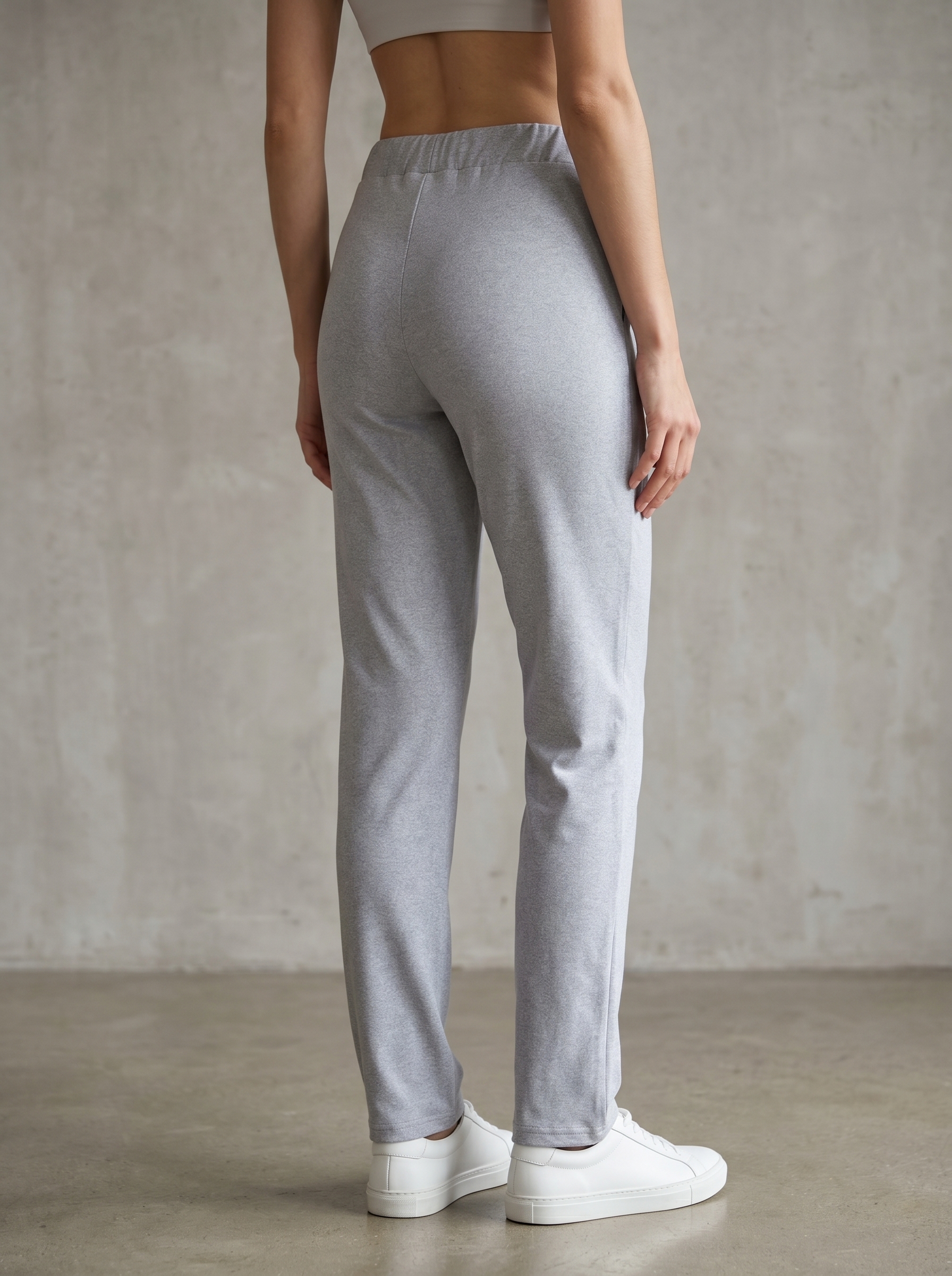 Grey Casual Jogger Trousers
