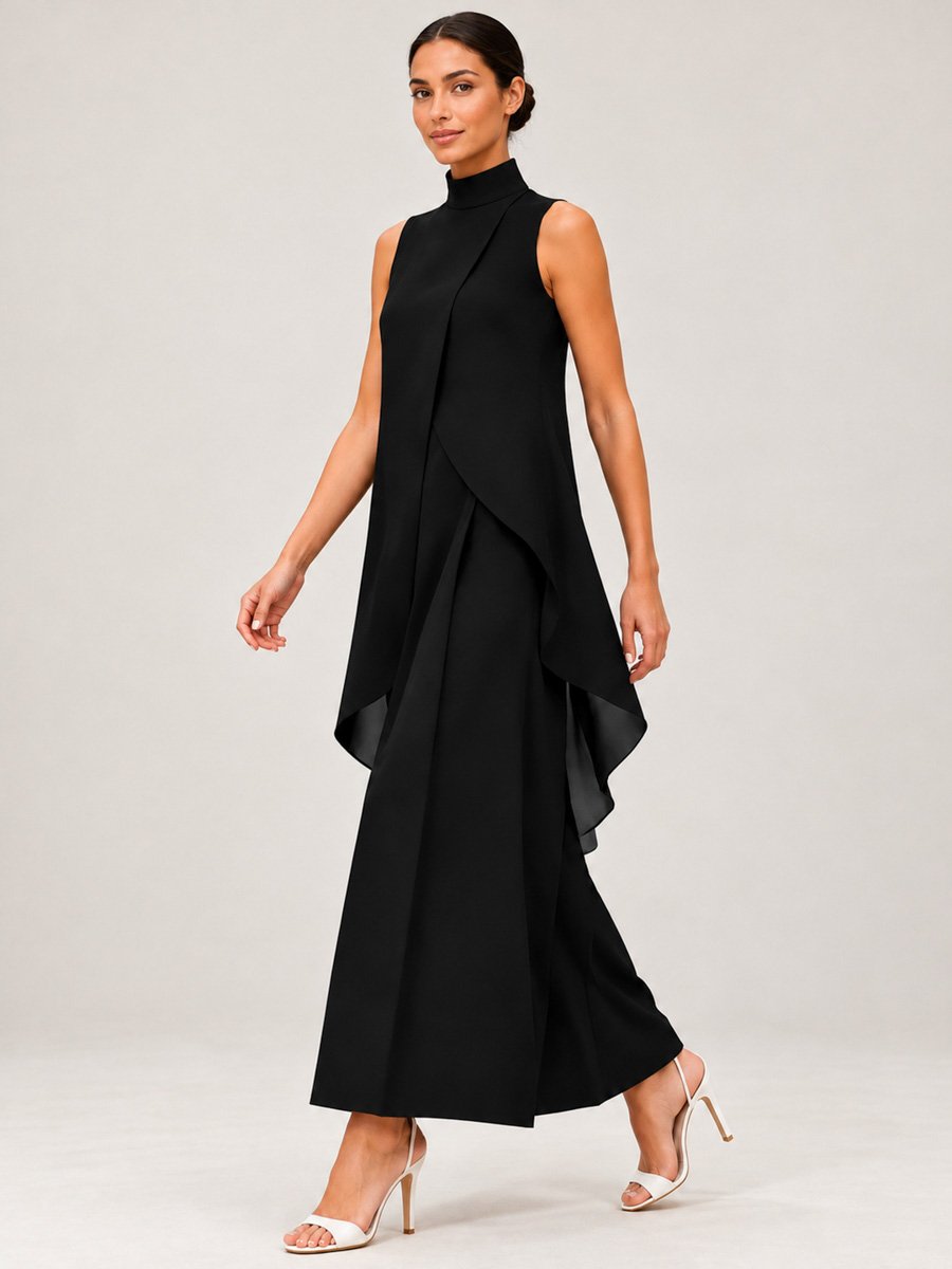 Black Wide-Leg Co-ord Set