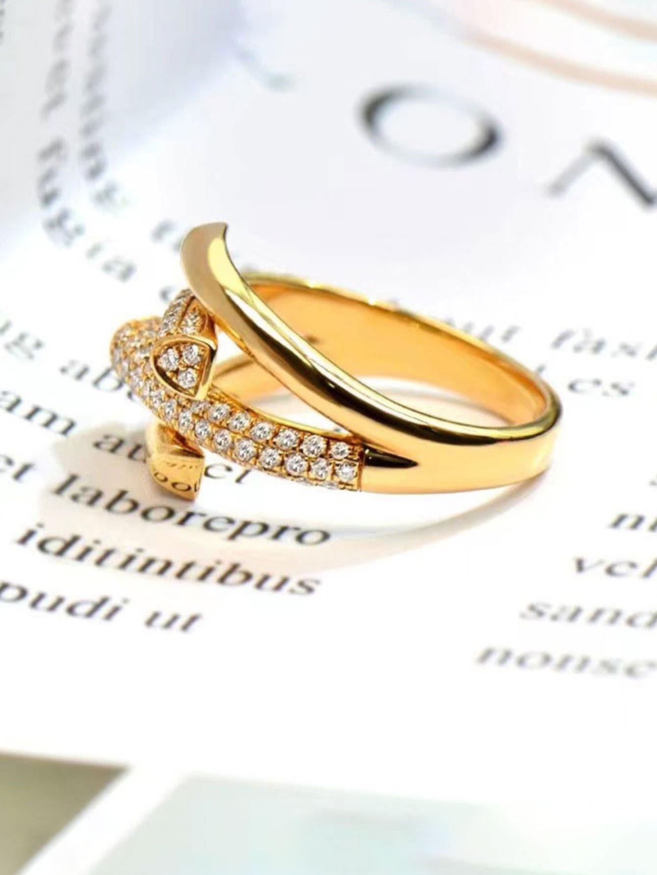 Gold Embellished Ring