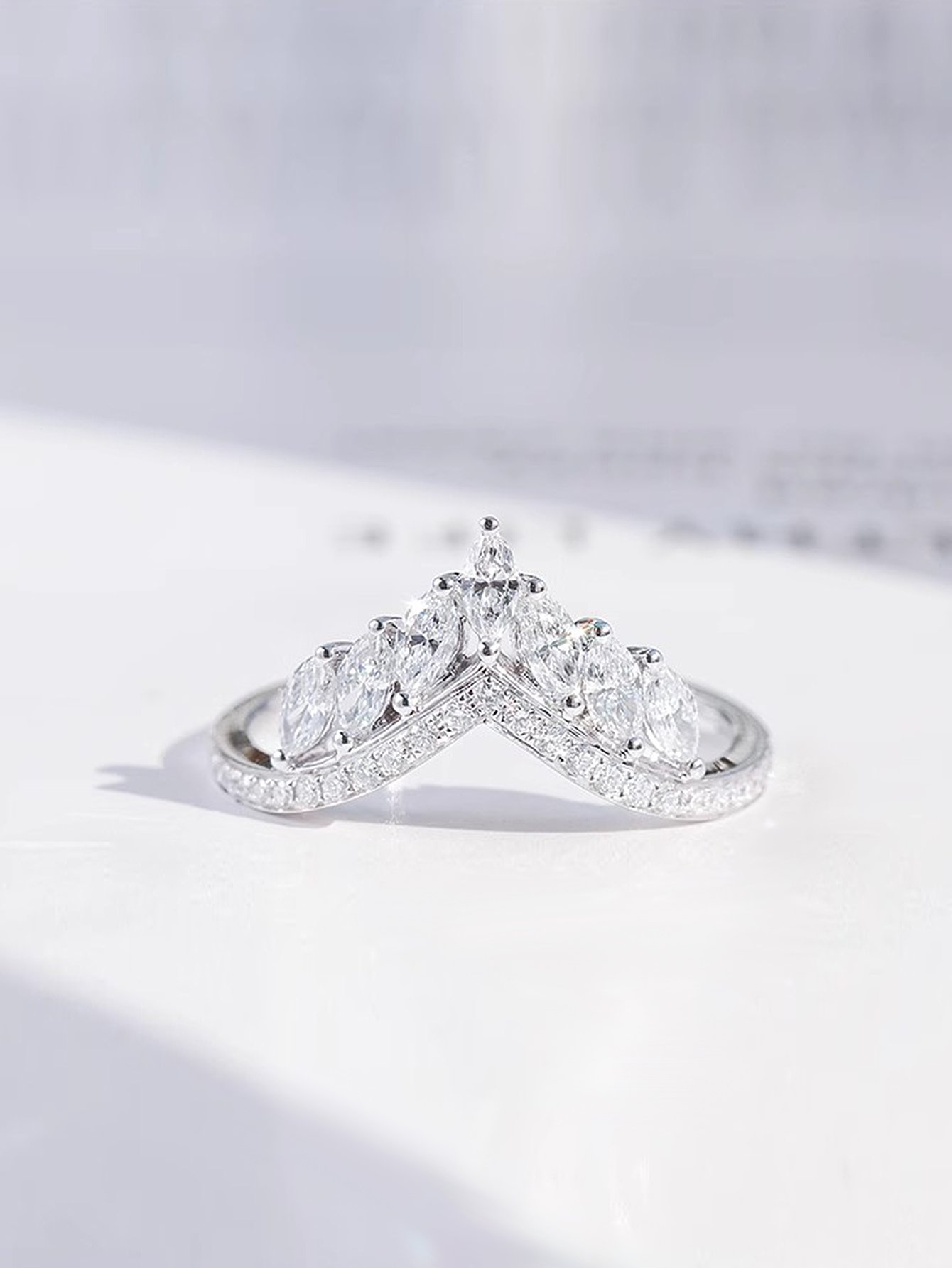 Silver Crown Ring